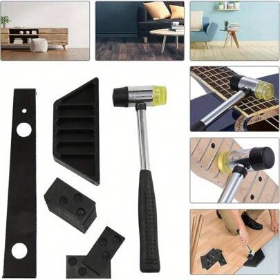 Wood Flooring Installation Kit Wood Flooring Tools With 23 Spacers Durable Rubber Tapping Block Double Side Mallet And Heavy Duty Pull Bar Laminate Flooring Tools For Domestic Purposes