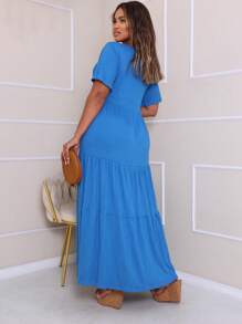 Women Dresses - Màu xanh nhạt - Xem 5