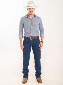 Traditional Country Pants - 水瓶藍 - 查看 1