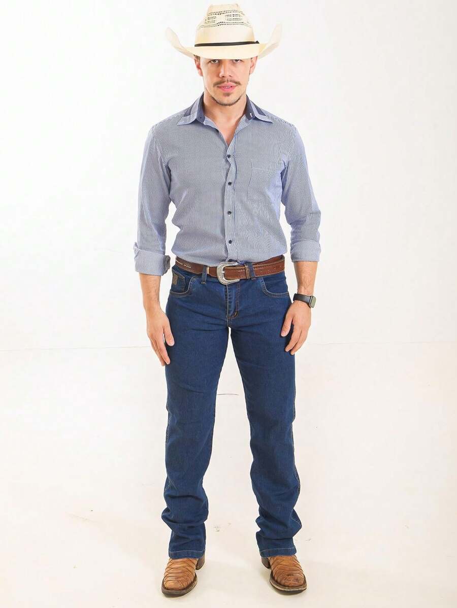 Traditional Country Pants - 水瓶藍 - 查看 1