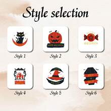 Halloween Theme Customized Women's Jewelry Storage Box With Personalized Name, Fashionable And Personalized Leather Jewelry Storage Box,Exquisite And Memorable Holiday Gift For Mom On Mother's Day, Best Friends, And Anniversaries. - Multicolor - View 8