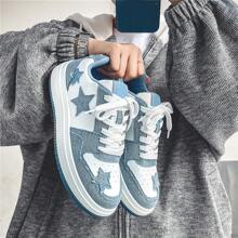 Men's Shoes, Sports And Casual Shoes, Men's Shoes,Walking Shoes,Versatile Men's Shoes, Campus Student Board Shoes, Suitable For Men's Outdoor Activities - 藍色 - 查看 9