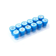 12 Con dấu hình bông tuyết Giáng sinh, Con dấu trang trí tặng giáo viên, Sổ tay, Con dấu quà tặng - Nhiều màu - Xem 11