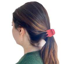 12 Large Piranha Hair Clips Various Colors - Mix Color - View 2