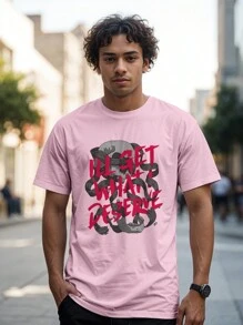 T-Shirt Gothic Skull Shirt I'll Get What I Deserve Ref 2033 VEST NERD - Màu Hồng baby - Xem 3