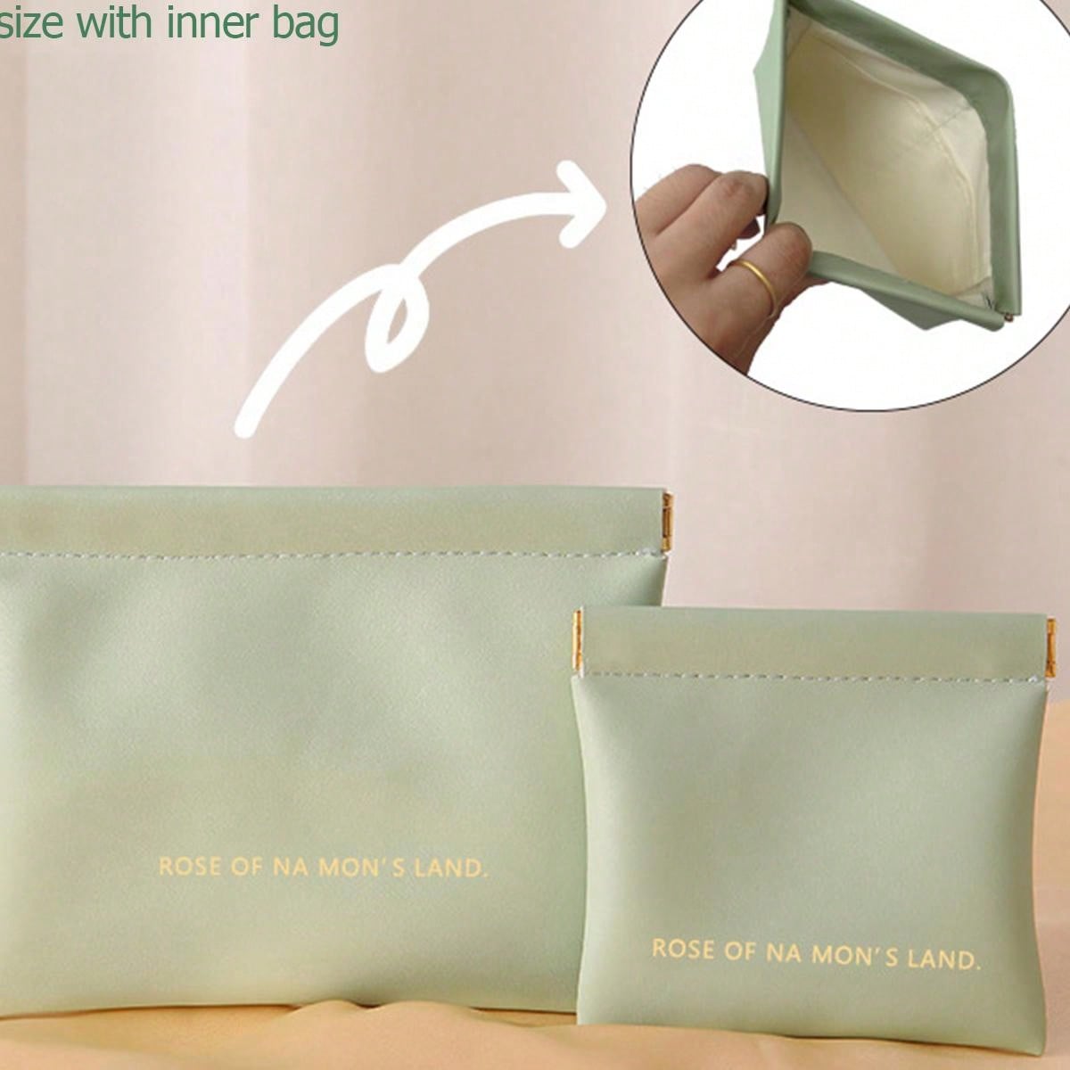 1/2PCS Data Cable Storage Bag Automatic Closure Wired Earphone Carry-On Bag Power Charger Bag Portable Storage BagTravel Organizer, Small Travel Cable Organizer, Travel Essentials, Travel Accessories, Cell Phone Cable Organizer