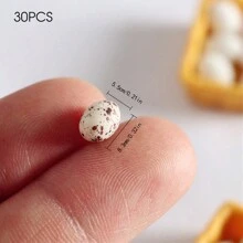 7pcs Christmas Gift Miniature Decor Dollhouse Accessories OB11 Doll House Playset Tiny Food Props For Photography, Birthday Gift Toys, Moss Micro Landscape, Succulent Scene, Doll House Supplies, Ocean Bottle, Star Bottle DIY Materials, Egg Tray