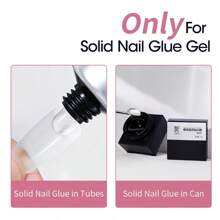 RS NAIL RS NAIL 100ml  Nail Glue Remover For Press On Nails False Nail Tips Solid Adhesives Gel Remover Can't Remove Gel-Base Glue Or Gel Nail Polish Quickly Remove Glue Without Damaging The Nails