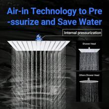 Shower System - 실버 - 보기 5