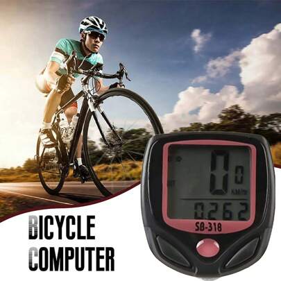1pc Bicycle Speedometer Multifunction Waterproof Bike Computer Odometer/Speed Meter For Mountain Bikes