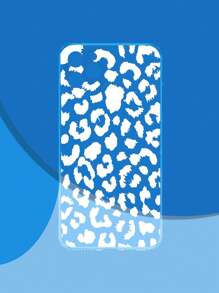 适用于 15/15Pro/15Plus/15Pro Max 的苹果豹纹透明手机壳，国际版，非国内版 - 無色 - 查看 2