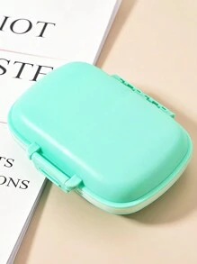 旅行用便携式药盒防潮药丸整理器可重复使用药盒男女药品计划器日常口袋药盒可容纳维生素药品和补充剂家庭旅行必备配件户外办公室返校 - 彩色 - 查看 12