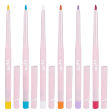 Kit 6 Melu Ruby Rose Retractable Colored Eyeliner Pencils - Trong sáng - Xem 1