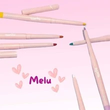 Kit 6 Melu Ruby Rose Retractable Colored Eyeliner Pencils - Trong sáng - Xem 5