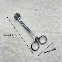 Stainless Steel Candle Accessory Set,Candle Wick Trimmer Cutter+Candle Snuffer Extinguisher+Wick Dipper+Storage Tray+Gift Package For Candle Lover (Multicolor) The Product Has Some Scratches &Chromatic Aberration - Multicolor - View 25