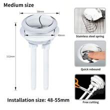 Dual Flush Toilettenspültaste, Toilettenspülkasten Zubehör