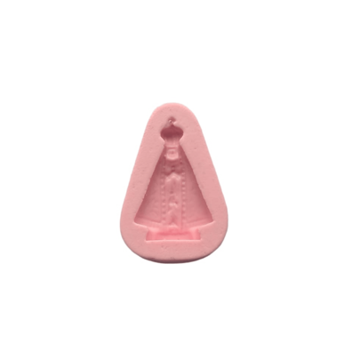 MOLDE DE SILICONE PEQUENO SANTO, NOSSA SENHORA, RELIGIÃO, RESINA, CONFEITARIA