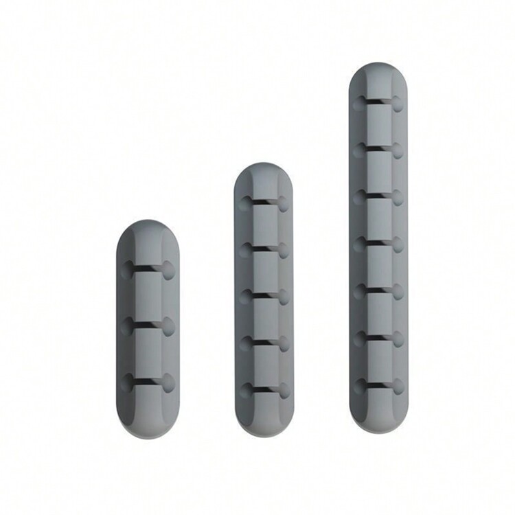 1pc Multi-Slot Cable Organizer Clips - Cord Management System For Desk, Home, Office & Car - Nightstand Wire Holder Accessory Cord Organizer Cord Clips - Multicolor - View 7