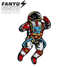 太空人失落的宇航員貼布刺繡貼紙裝飾物 個性化DIY縫製手工貼布徽章，適用於服裝、鞋子、帽子、包裝、修補和拼接熱熔膠熨斗貼花。 - 彩色 - 查看 1