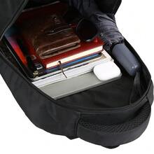 17.3" Men Women Laptop Backpack 40L Large Waterproof Rucksack Travel School Bag - Black - View 6