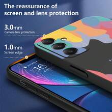 Anti-Fall TPU Protective Case Cover For Samsung M34 5G + Rope - Black - View 4