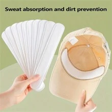 10/20/30/50件帽子隐形吸汗内衬夏季棒球帽防脏吸汗防汗带帽子尺码减码条贴 - 均碼 - 查看 2