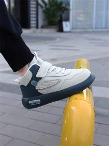 1 đôi giày da thường ngày cho trẻ em, phù hợp mọi mùa, dành cho trẻ lớn. - Xám - Xem 3