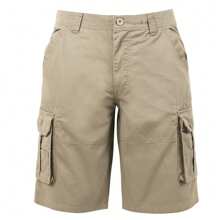 Men's Cargo Shorts Outdoor Multi Pockets Cotton Solid Relaxed Fit Shorts - Khaki - View 2