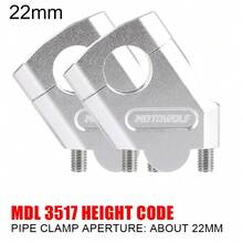 Motocross Handle Clamp Universal Extend Adapter 22mm 28mm For  For BMW Heightening Motorcycle Handlebar Riser - Multicolor - View 9