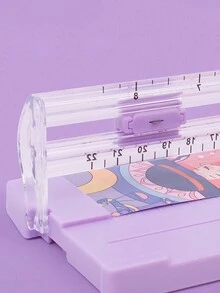 Máy cắt giấy mini Macaron màu A5 Máy cắt nhật ký thủ công Kéo cắt giấy DIY cho học sinh - Nhiều màu - Xem 5