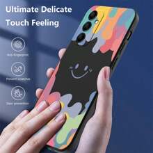 Funda Anti-queda Tpu Protectora Case Para Samsung M14 5G + Cuerda - Negro - Ver 5