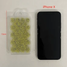 32pcs/1 Box Static Grass Tuft Flower Tuft Vegetation Self Adhesive Artificial Model Grass Tuft DIY Miniature Color Flower Tuft Suitable For Terrain Railway Scenery Desktop Landscape DIY, Sand Table DIY Suitable For Miniature Model Figures Of Various Scales Suitable For Christmas Gifts - Multicolor - View 11