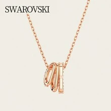 Swarovski 雙曲線：PEND 3 排白色/ROS 5701494 - 玫瑰金 - 查看 8