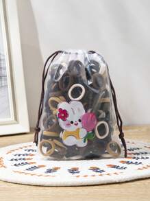 100pcs Children Small Hair Bands Baby Girl Headbands Colorful Kid Elastic Hair Tie Nylon Scrunchie Hair Rope Hair Accessories