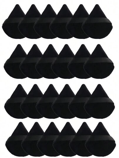 Set Of 24pcs/15pcs/8pcs/3pcs Triangle Flocked Makeup Sponges, Soft & Fluffy Texture, Suitable For Face & Body Powder Puff, Makeup Beauty Tools Mixed Set,Makeup,Cheap,Room Decor,Vanity,Travel,Bedroom,Makeup Accessories,Puff,Makeup Blender,Powder Puff,Makeup Sponge,Cheap,Stocking Stuffers,Makeup,Makeup Tools,Cheap Stuff,Gifts,Gifts For Women,Christmas Gifts