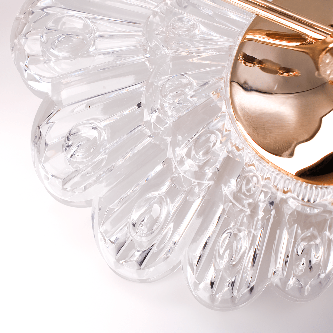 Golden Peacock Crystal Led Pendant Light PD33 - 金色 - 查看 7