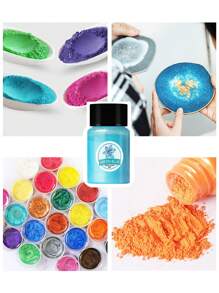 Mica Powder Pigment, 30 Colors 10g/Bottle, For Epoxy Resin, Silicone Molds, Soap Making, Nail Polish, Candle Making Pigment