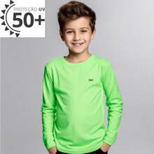 UV Thermal Shirts For Kids - 2 To 16 Years - Boys - Teens - Baby - UV Blouse - Green - View 1