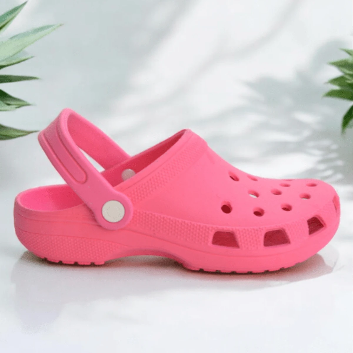 Girls' Babouche Crock Shoes, Light And Soft, Perfect With Super Comfortable Sock - 淺粉色 - 查看 1