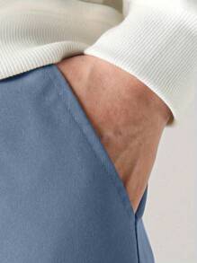 Bộ 3 quần túi hộp rút dây thời trang cho bé trai tuổi teen, quần túi hộp rộng rãi thoải mái cho mùa xuân thu hè, quần lính dù in hình mặt cười - màu đen - Xem 5