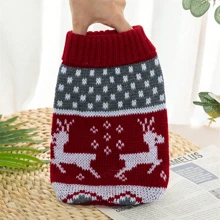 1 pezzo Maglione nuovo per animali domestici per autunno/inverno, Maglione natalizio per gatti, Pullover lavorato a maglia per Barboncino/Corgi (La taglia è piccola, si consiglia di ordinare una taglia in più) - Multicolore - Visualizzare 16