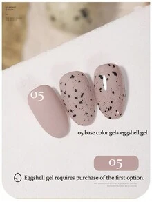 日系网红美甲鹌鹑蛋壳色凝胶指甲油可与任意底色叠涂2024新款流行色百搭斑点纹理光疗凝胶 - 彩色 - 查看 16