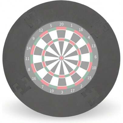 Dartboard Protective Ring - PU Dart Target Surround For Standard Size Dartboards - Wall And Object Dart Damage Prevention For All Standard Size Dartboards