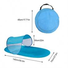 Foldable Tent Awning Sunshade Camping Canopy Sun Shelter For Summer Beach Hiking Camping Natrue Hik E Tent - Blue - View 6