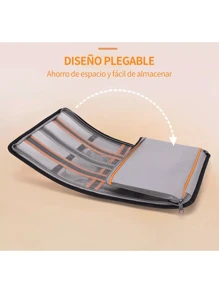 Bolsa De Mascotas Plegable Transportadora Para Gatos Perros - Gris - Ver 8