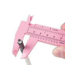 Thước cặp nhựa Vernier 1 Count Double Rule Scale, dùng để đo chiều dài, đường kính ngoài, đường kính trong và độ sâu của các bộ phận - thước cặp - Xem 3