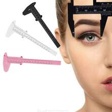 Thước cặp nhựa Vernier 1 Count Double Rule Scale, dùng để đo chiều dài, đường kính ngoài, đường kính trong và độ sâu của các bộ phận - thước cặp - Xem 2