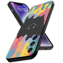 Anti-Fall TPU Protective Case Cover For Samsung M34 5G + Rope - Black - View 1