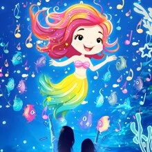 21 套电影，卧室夜灯，天花板，可爱夜灯投影仪，男孩女孩星空投影仪带定时器 360° 旋转，生日、圣诞节、托儿所、房间装饰 - 彩色 - 查看 6