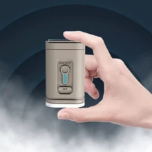 Portable Mini Air Pump Rechargeable Camping For Air Bed Mattress And Kayak USB - 棕色 - 查看 9